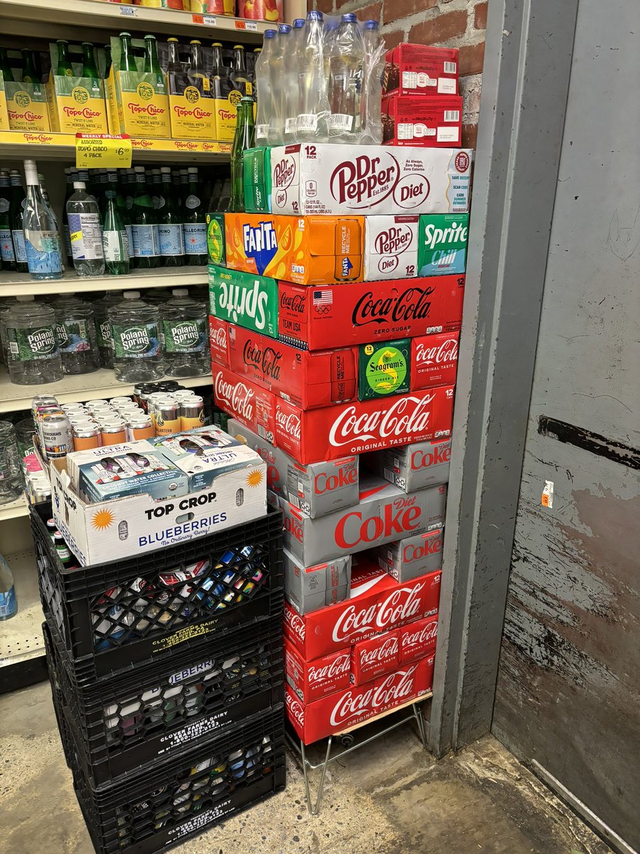 My grocery store has introduced Diet Coke jenga and so far I’ve been unsuccessful