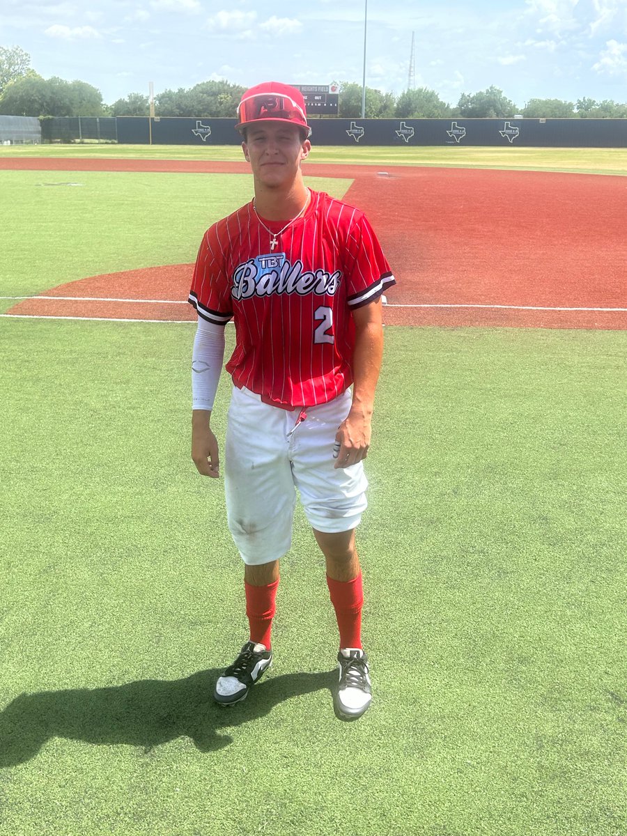 FiveToolSCL's tweet photo. F: TBT Ballers Texas Collegiate Fegan 8, DFW Twins 18U National 4
PoG: Kannon Watson 2-3, 2B https://t.co/f1Gu6VAyXq