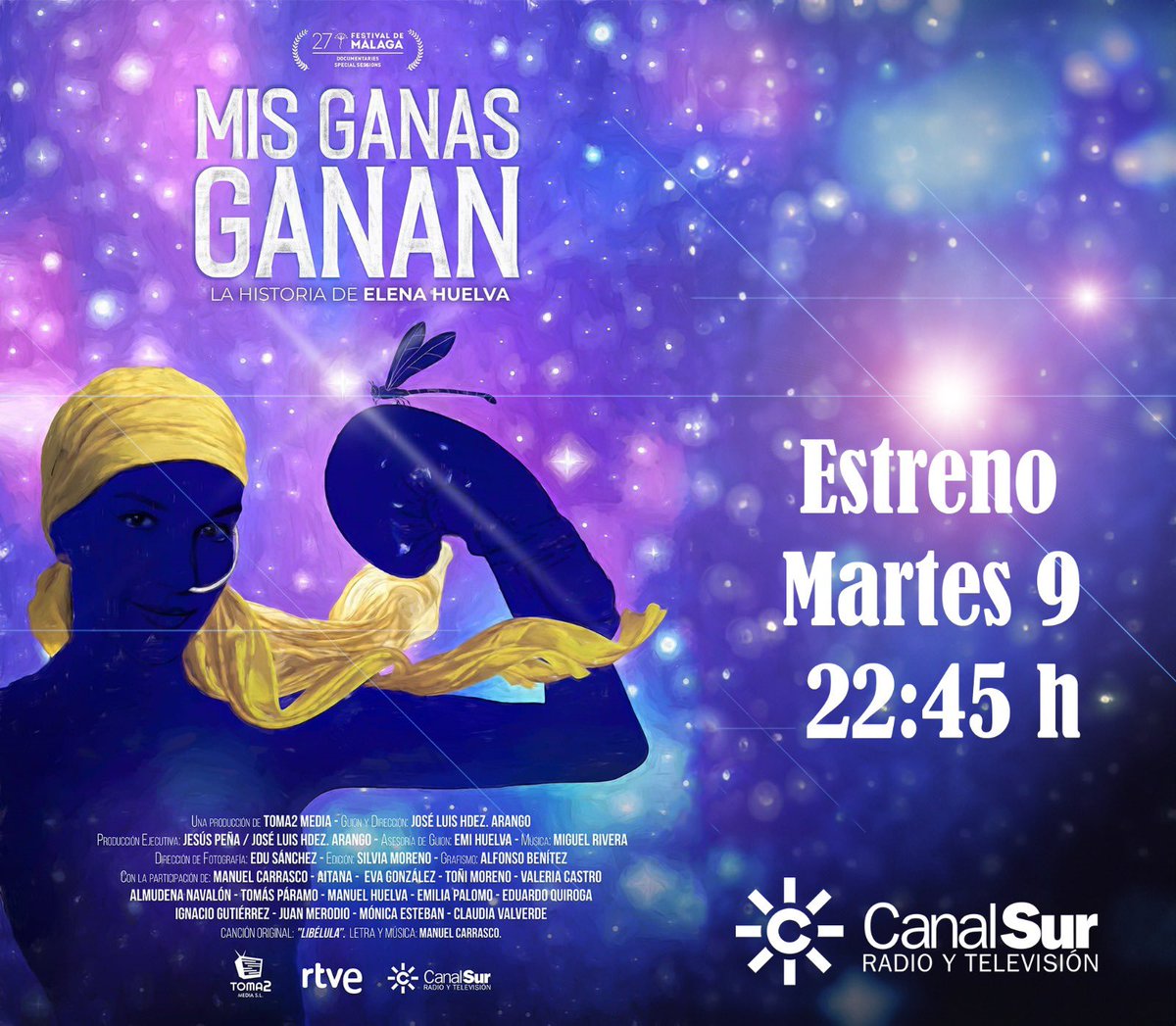 Emihupa's tweet photo. MAÑANA EN @canalsur ESTRENO ! Llenemos twitter de #documentalmisganasganan https://t.co/Z2u2C8UFHt