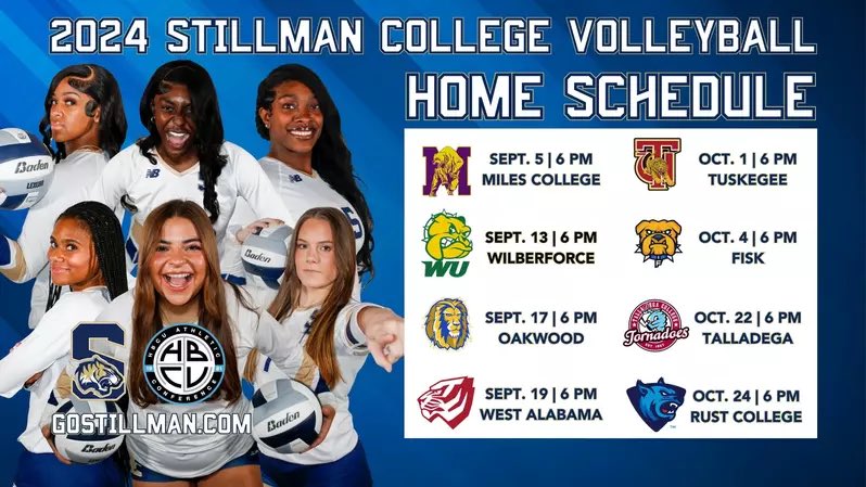 GoStillman's tweet photo. 𝙑𝙊𝙇𝙇𝙀𝙔𝘽𝘼𝙇𝙇
@StilllmanCollege is Set to Begin New Era in @HBCUAC with @GoStillmanVB Schedule Announcement

📰https://t.co/OQLa8jDQGy https://t.co/C7LJDaGzru