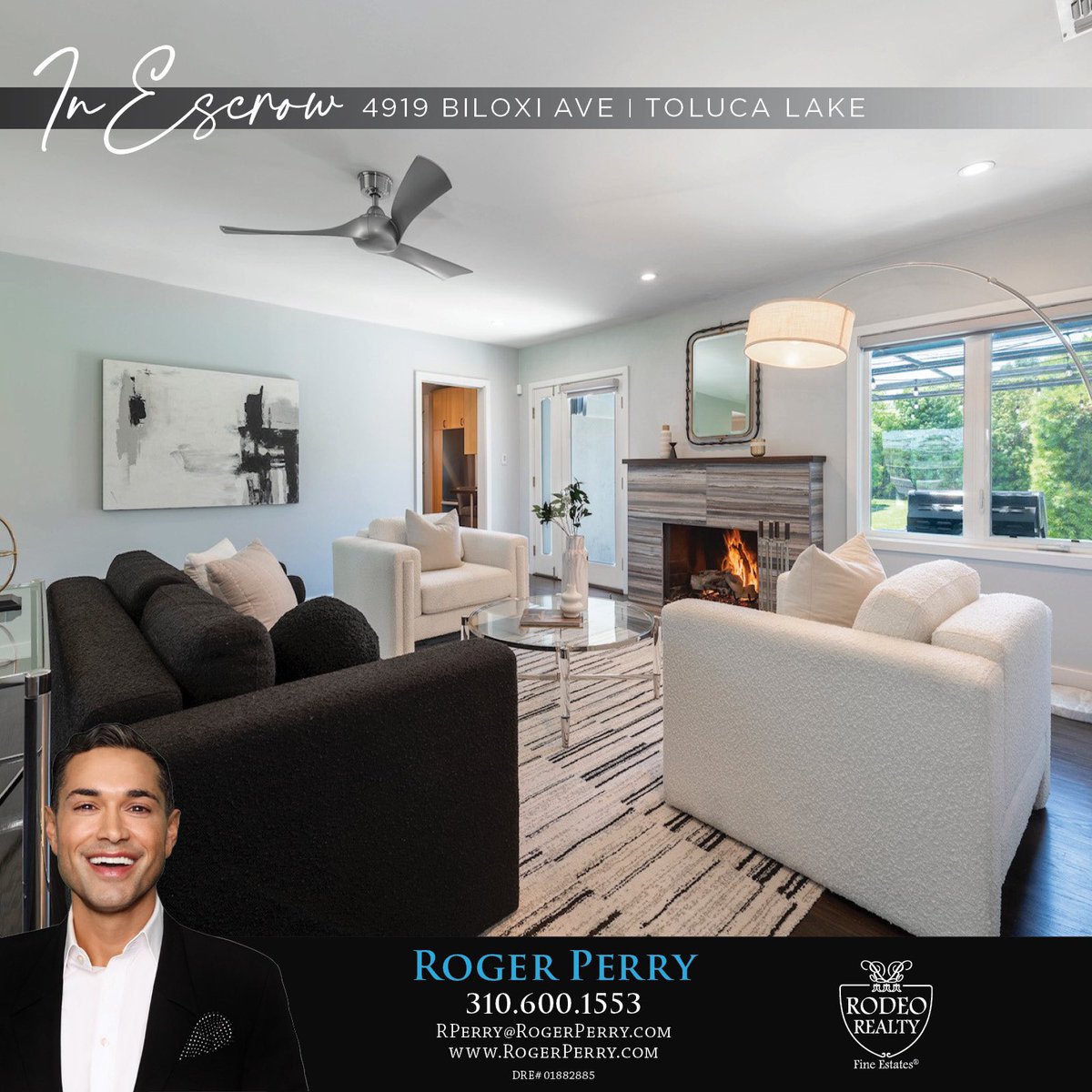 RogerPerryLA's tweet image. IN ESCROW!! 

4919 Biloxi Ave 
Toluca Lake

3 bed/3 bath, single-level, traditional with gorgeous curb appeal. Entertainers' paradise with the indoor/outdoor flow! 
#InEscrow #sold #realestate #realtor #luxurylifestyle #luxuryhomes #luxuryrealestate #losangeles #belair #hollywood