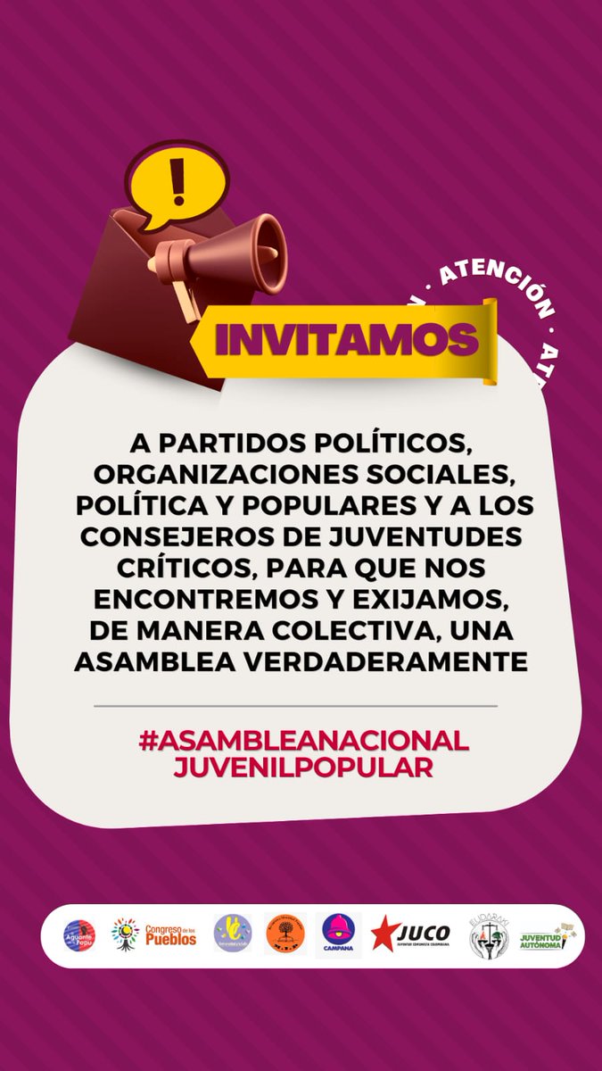 himer_torres's tweet photo. Hay que darle una interpretación en sentido amplio a la ley 1622 de 2013 la  1885 de 2018.
La  juventud que día a día trabajamos por un país para la vida digna en los territorios, somos actores fundamentales para construir nuestro el plan de vida colectivo. https://t.co/Vc71DsCuIN
