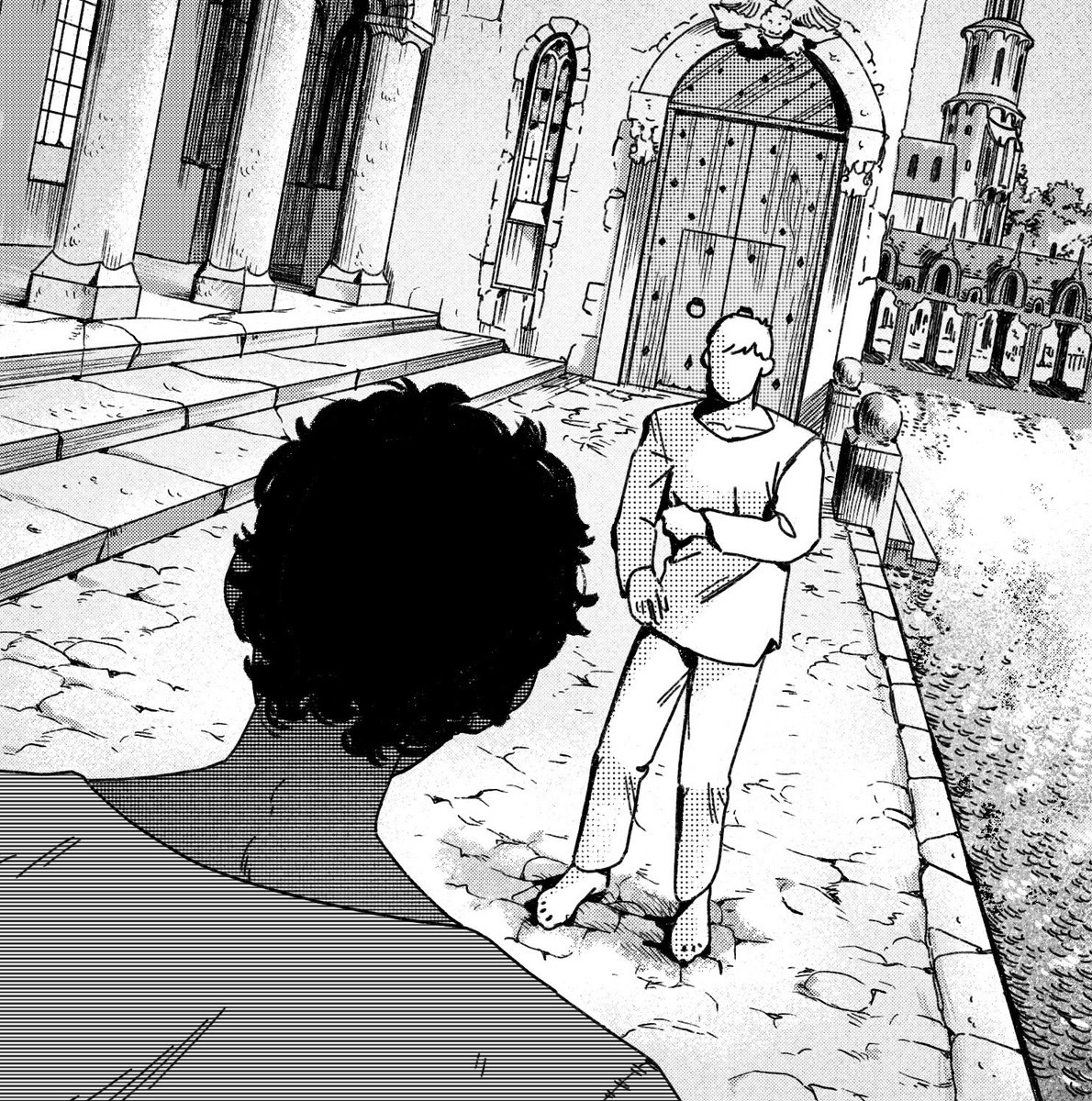 Created a new brush and may have stepped up my manga game lol 