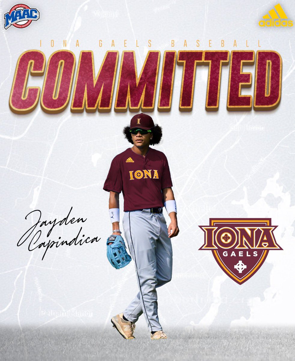 I’m beyond blessed and excited to announce my commitment to further my academic and athletic career at Iona University. Huge thank you @diamond_jacks for helping me rise to this level. And, thank you to the Iona coaching staff for giving me this opportunity! <a href="/IonaBaseball/">Iona Baseball</a>