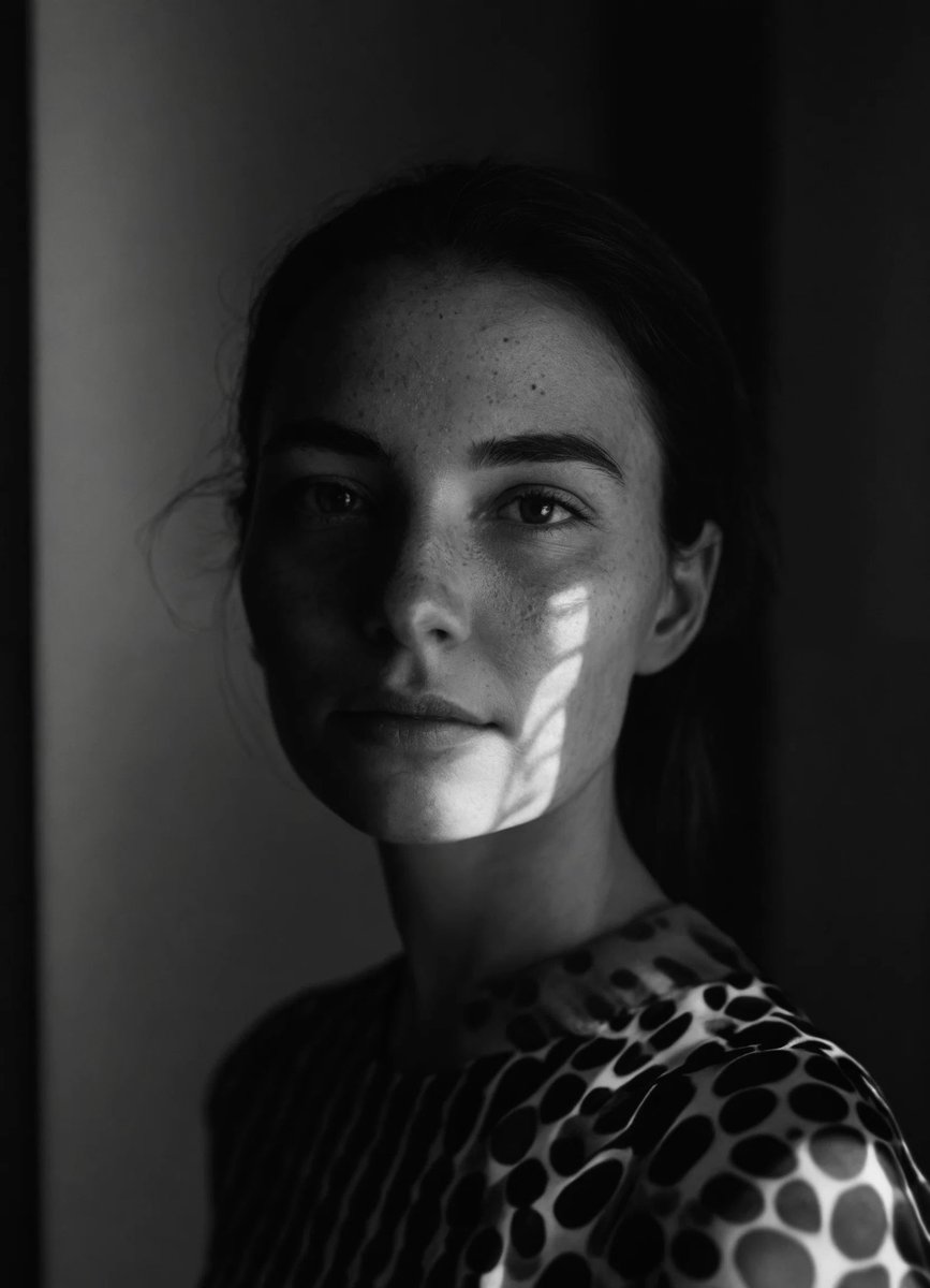 looptheloop5005's tweet image. Lights on her face by Darkneon art