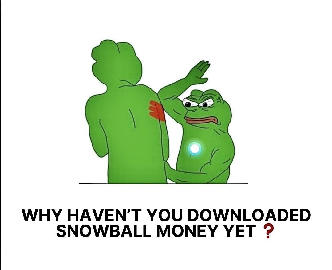 snowball_money's tweet image. Its now or never ☝️🙂‍↕️

What you waiting for ❓👉 snowball.money
