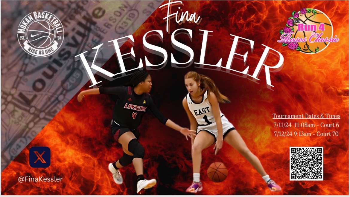 Fina Kessler (@finakessler) on Twitter photo Excited to compete with my team in Louisville this week! Here is the schedule for our games, come check us out!! <a href="/TFNsRun4Roses/">TFN's Run 4 Roses</a> <a href="/MokanGirls/">Mokan Girls Basketball</a> @coachnelsony @HollandCraise22 Excited to compete with my team in Louisville this week! Here is the schedule for our games, come check us out!! <a href="/TFNsRun4Roses/">TFN's Run 4 Roses</a> <a href="/MokanGirls/">Mokan Girls Basketball</a> @coachnelsony @HollandCraise22