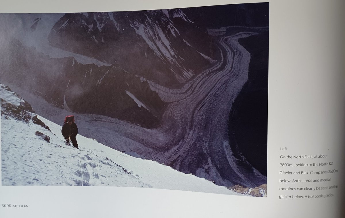 alanhinkes's tweet image. High on north ridge K2 July 1994. Nearly 3000m drop to glacier