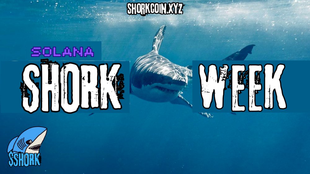 shork_coin's tweet photo. ITS THE START OF $SHORK WEEK!

YOU KNOW WHAT THAT MEANS DONT YOU...? https://t.co/M1iq53OmGe