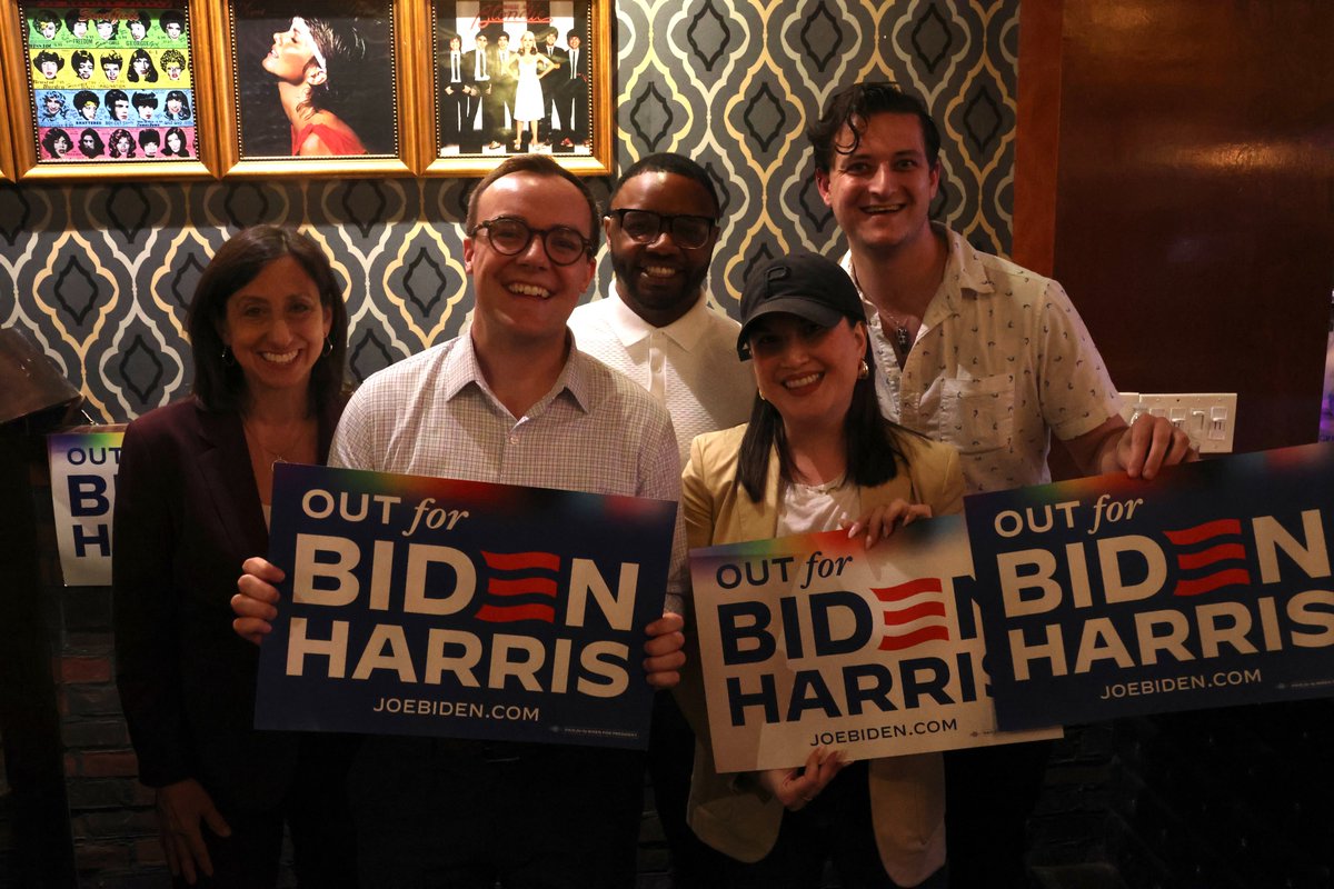 KamalaforPA's tweet photo. We loved welcoming @Chasten to Philly last week!
So much is at stake for the LGBTQ+ community in this election.
Unlike Trump, @JoeBiden believes that everyone should be treated with respect and dignity – no matter who they are or who they love. #OutForBiden https://t.co/qWUdk03CDG