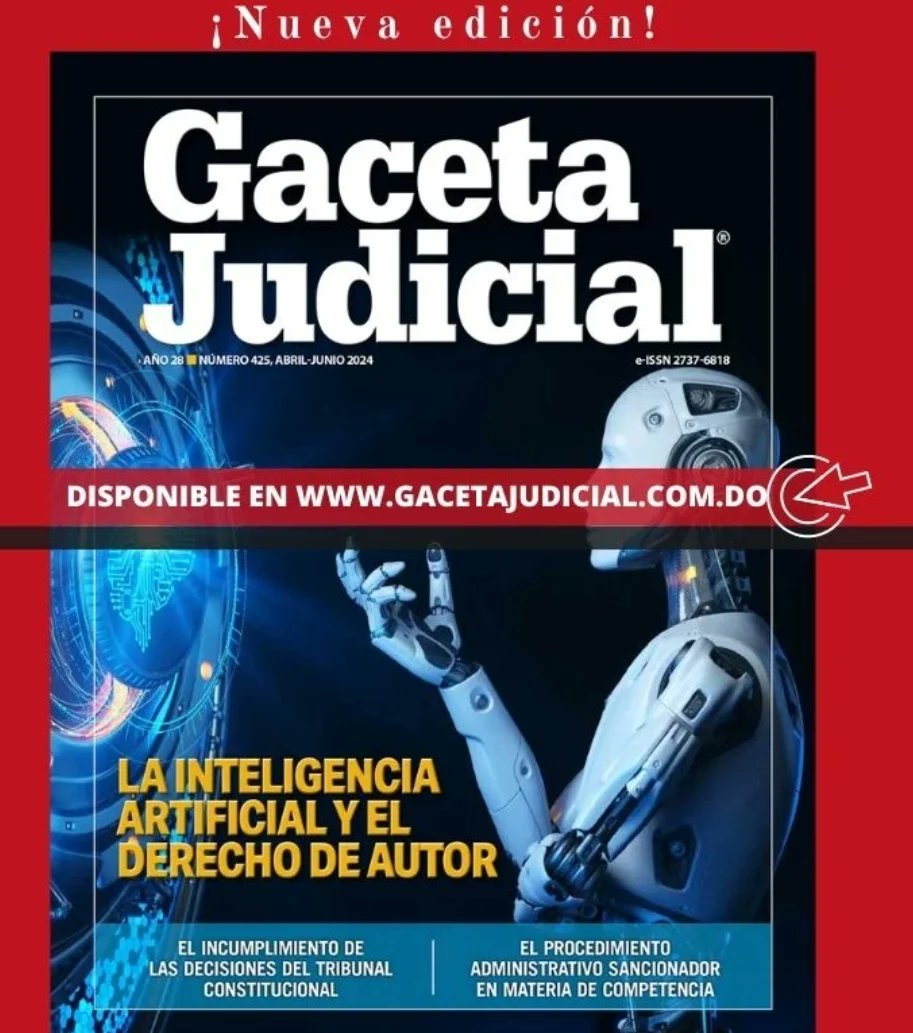 Con placer les invito a leer nuestro reciente artículo: "Reflexiones sobre la inteligencia artificial y sus implicaciones en el Derecho de Autor", publicado en la edición No. 425 de la revista jurídica Gaceta Judicial. Muchas gracias <a href="/GacetaJudicial/">Gaceta Judicial</a> por incluirnos en su portada.