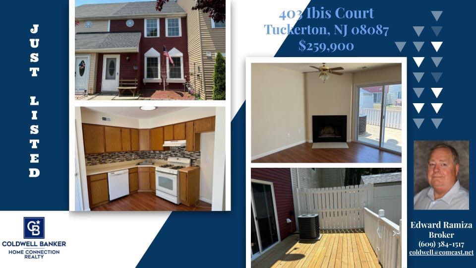 CBHConnection's tweet image. NEW LISTING!

Located in Tuckerton Meadows, this 3 floor condo provides over 1400 sf of living space. Features 2 beds, loft, 1.5 baths &amp;amp; fireplace. Freshly painted, with all new flooring- this home is just waiting for you.

To schedule a showing, call Ed. #Tuckerton #RealEstate