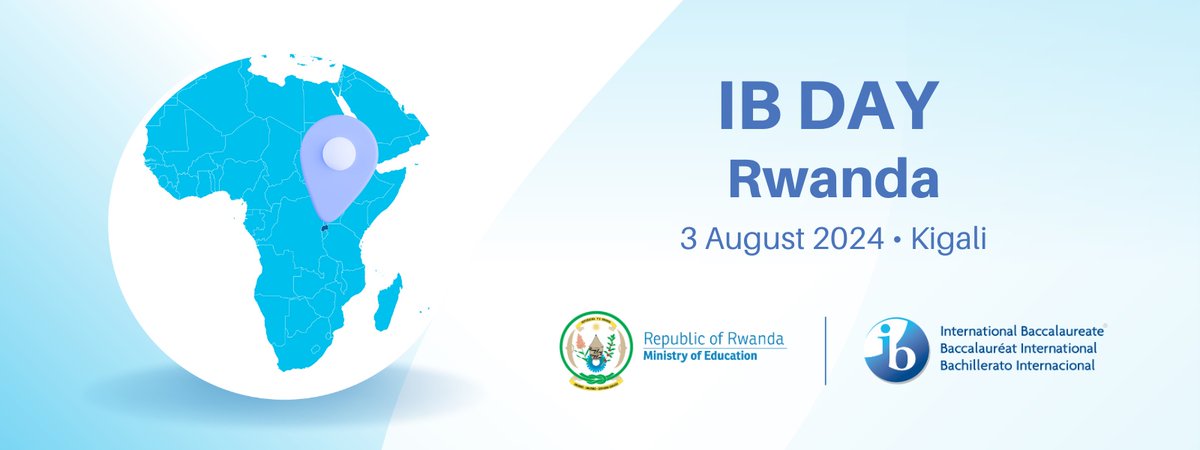We are thrilled to announce a free IB Day event in Rwanda! In partnership with the Rwanda Ministry of Education, this event will be an opportunity for school leaders and decision-makers to learn about the power of the IB curriculum. Register here: buff.ly/4ctGbdt