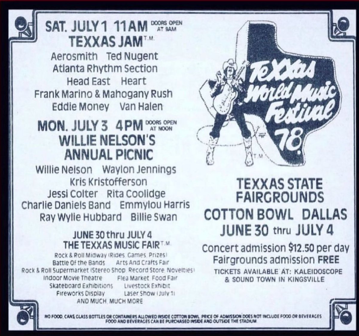jeffknet's tweet photo. On This Day In 1978, The #TexxasJam. Were You There?
https://t.co/cxGDIkrPSB https://t.co/ADaQeqvBX9