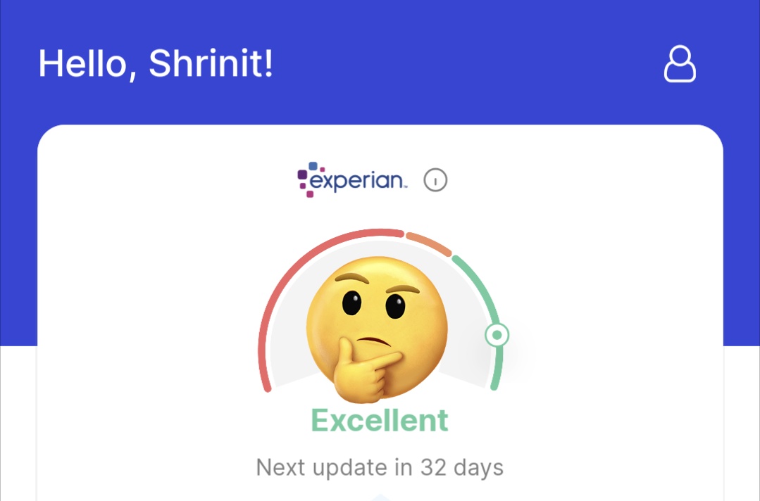 shri294's tweet photo. Has Onescore stopped showing CIBIL score now, and only Experian? Or just a glitch for time being? https://t.co/3nS67zgn0T