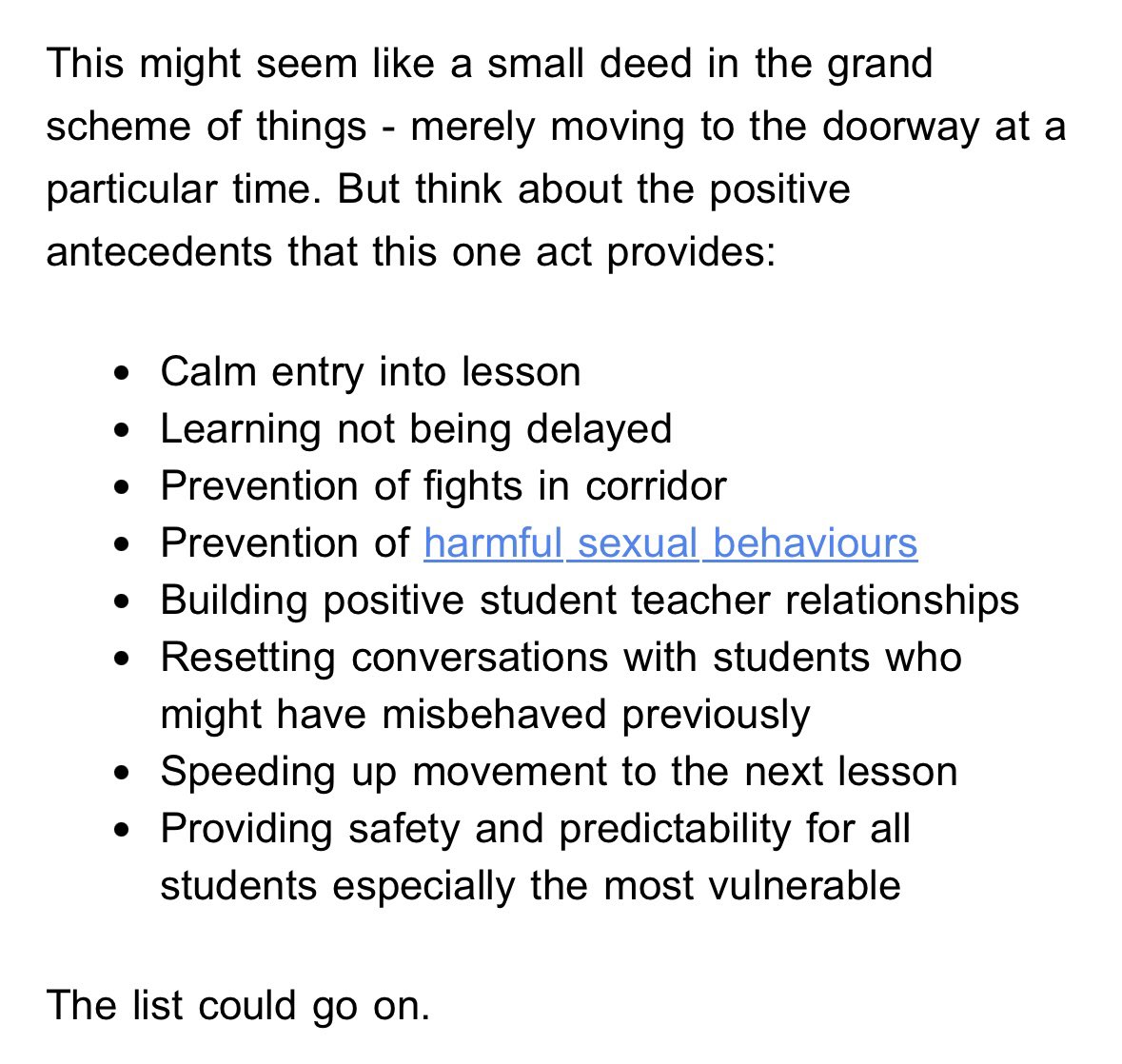 Why we sweat the seemingly small stuff at FGCS…and yep, our staff are causally excellent.