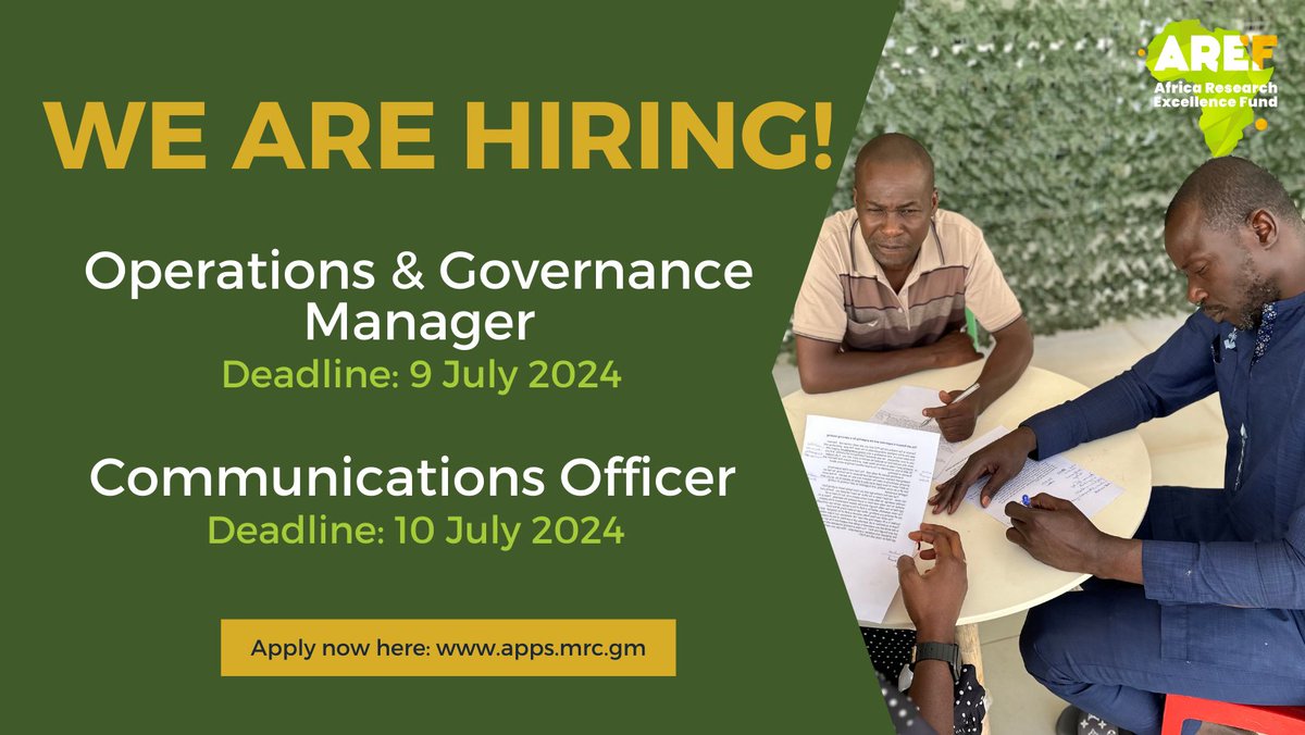 We are hiring! 🚨

2️⃣ new roles

📚Click 🔗for more info➡️ bit.ly/48SeaL1
🖊 Apply here: bit.ly/45GY5XG
📅 Deadline: 9-10 July 2024