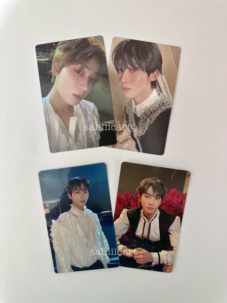 sahiiicart_'s tweet photo. 𓂃 ✷ wts lfb ph .ᐟ

𓏸 enhypen photocards

⤷ selca: ₱200 ea ; non-selca: ₱150 
⤷ on hand ; good condi (except sunoo dark blood selca; 9/10) 
⤷ PAYO or 5 days reservation
⤷ mop: gcash/maya | mod: j&amp;t, sdd (grab/lalamove)

— reply “mine” or DM to claim https://t.co/uS7kFjMMsI