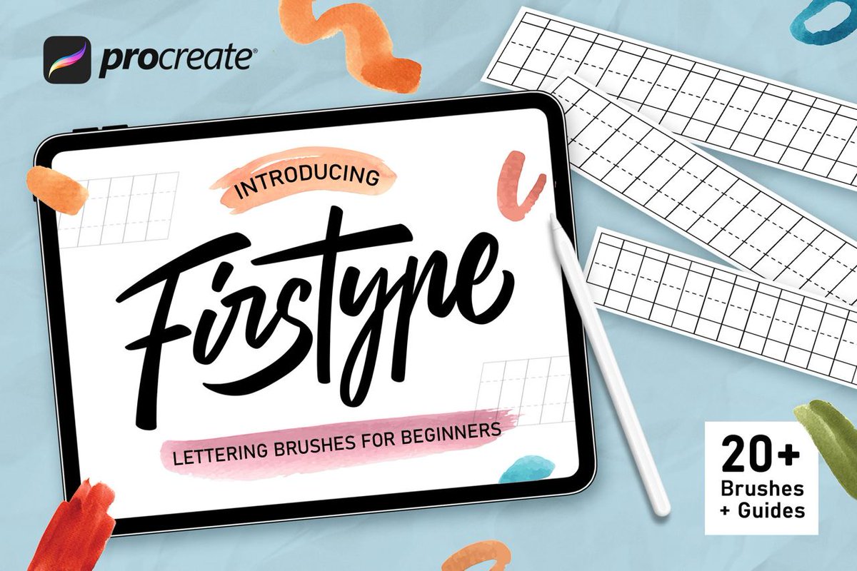 graphicsasset's tweet image. Firstype Procreate Lettering Brushes

#procreate #lettering #brushes #calligraphy #bundle