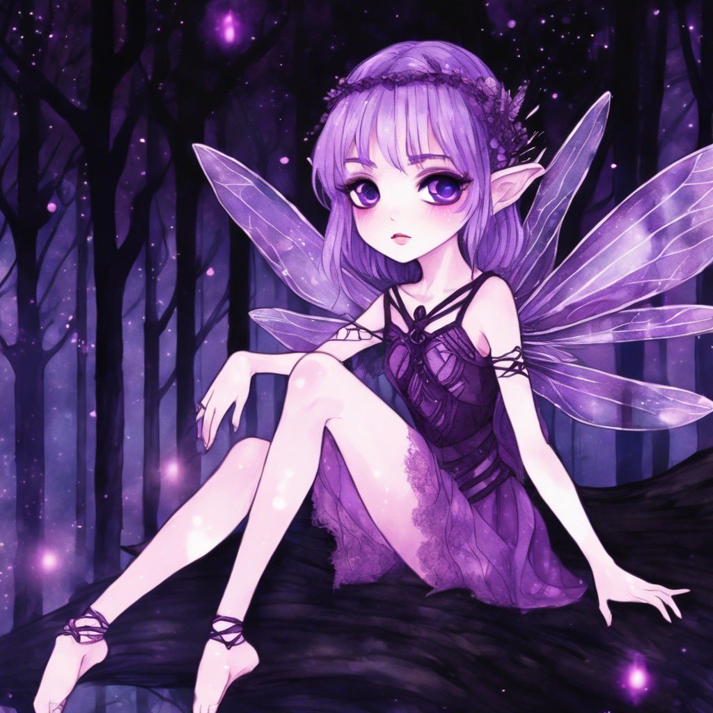 💜 GN fairy fam ✨🧚🏻
💜 Meet my dragonfly from the swamp series 
💜 For Gothic Reverie contest on @HelloUncut 
💜 Forgot to add photo last tweet 😂 so lets do it again 😂