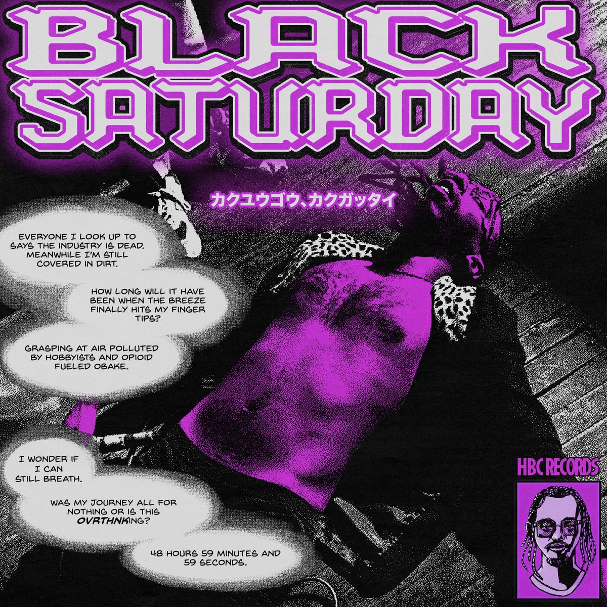 <a href="/evanjmader/">Evan</a> <a href="/mozefro/">(mo)st bluest jeans</a> <a href="/Vickery__/">Andrew Vickery</a> <a href="/Bandcamp/">bandcamp</a> ‘Black Saturday: Karyogamy’ ✝️
Produced by: <a href="/ProdByOvrthnk/">Hank Thnk</a> 
Featuring: <a href="/OGweswalker/">WES WALKER</a> 
Cover photo by: <a href="/mozefro/">(mo)st bluest jeans</a> 
Artwork by: <a href="/Vickery__/">Andrew Vickery</a> 
Mixed by: <a href="/SlowWaveAudio/">Justin Miller</a> 
Mastered by: <a href="/CharleyCoin/">MPMM</a> 

Available every where now: music.highestbasement.com/tawobi/blacksa…