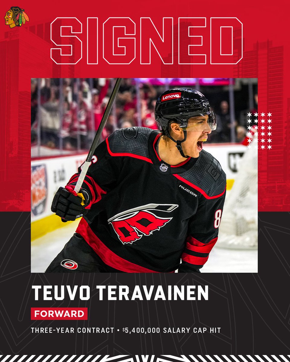 NHLBlackhawks's tweet photo. TEUVO IS BACK ‼️ https://t.co/3v0eKMjZvC