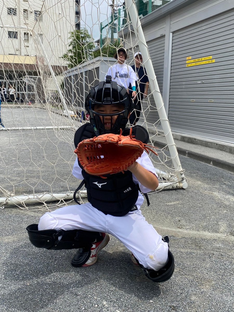 KinconBaseball's tweet photo. 最年少キャッチャー！ https://t.co/TXusKDGCDW