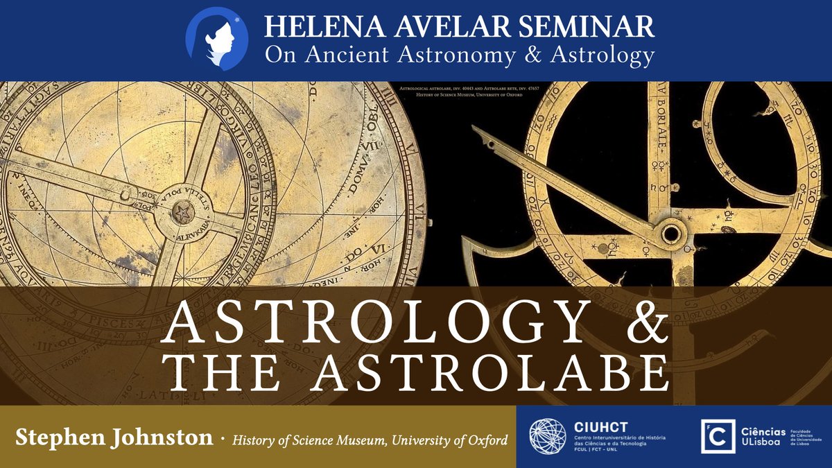 Luis Ribeiro (@luisribeiro) on Twitter photo The latest Helena Avelar Seminar video is now online. An excellent lecture on the use of the astrolabes in astrological practice by Stephen Johnston <a href="/StephenHSM/">Stephen Johnston</a>, Senior Research Curator at the History of Science Museum, University of Oxford <a href="/HSMOxford/">History of Science Museum</a> – youtu.be/o2EncsC4vY0 The latest Helena Avelar Seminar video is now online. An excellent lecture on the use of the astrolabes in astrological practice by Stephen Johnston <a href="/StephenHSM/">Stephen Johnston</a>, Senior Research Curator at the History of Science Museum, University of Oxford <a href="/HSMOxford/">History of Science Museum</a> – youtu.be/o2EncsC4vY0