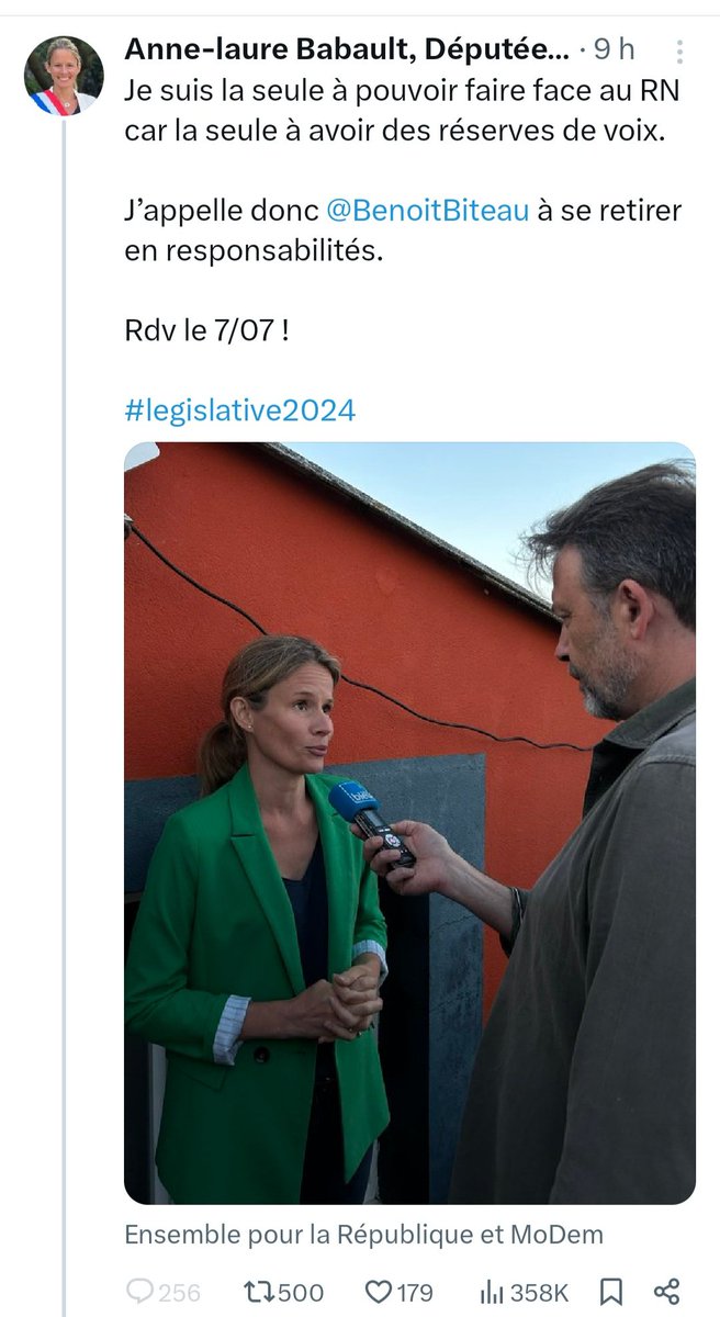 XChap17's tweet photo. Triste et encore une fois dégouté de voir que l'égo passe avant le bien commun...
@BabaultAlaure17 pensez à notre circonscription
@Ensemble2024 @Renaissance @EmmanuelMacron @GabrielAttal
Appelez vos députés au front républicain 
#AffichonsLes #challengedeshonneur https://t.co/UKacqxlqPY