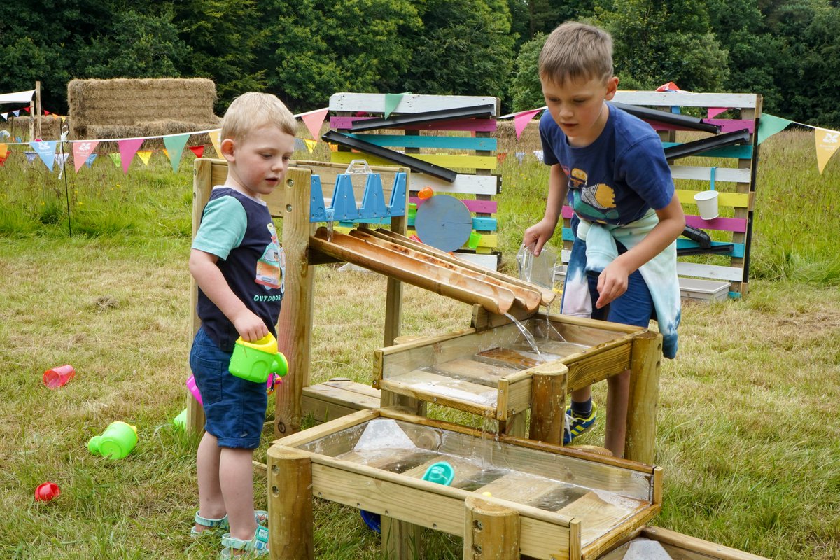 NTArlington's tweet photo. Summer of play has arrived at Arlington 🌞🏓Have a splash in the sensory area, let out some energy with lawn games, explore the boat sandpit or relax in the reading corner. Find out more here: https://t.co/x9B5j16wed
#Summerofplay is sponsored by Starling bank. https://t.co/SrlBpWMFW7