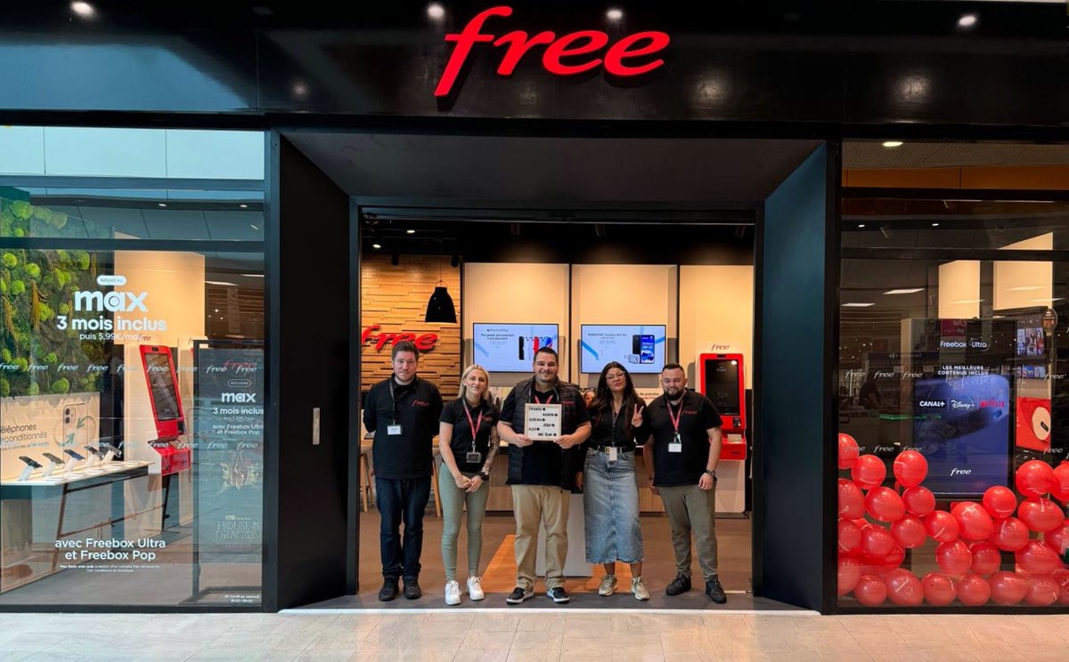#Douai : impatients de vous accueillir dans votre toute nouvelle boutique #Free de Flers 🤗 
📍maps.app.goo.gl/nMVTNHkifx5FP5…