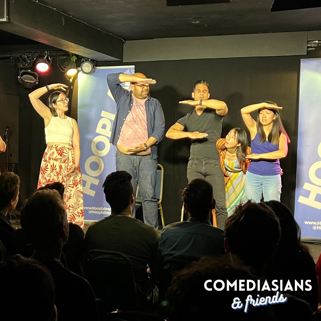comediasians's tweet photo. 📚June Comediasians &amp; Friends is in the history books! Bring on July! We’re back 25th July at Shoreditch Balls. 

🙏 Big thanks to Chin Wang, Monica Hsueh and all our sexy, sexy audience jammers. 

#AsianImprov #AsianComedy #StandUp #Improv #Improvisation #LondonComedy https://t.co/yJ2XIr3bTh