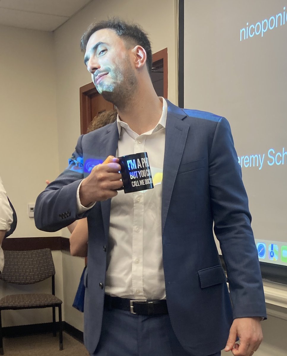 CoDallaPorta's tweet photo. I’m a PhD but you can call me doctor! Felicitaciones Dr. @ppryluka ! Estamos todos celebrando 🥳 https://t.co/2jvjWx7jg7
