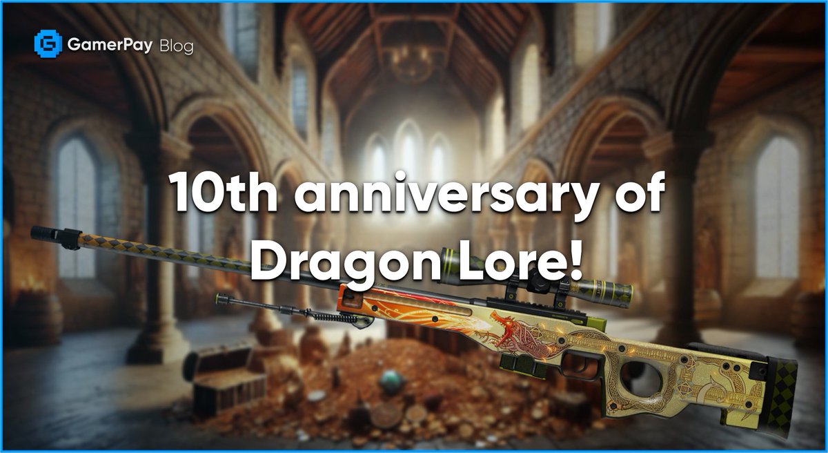 Happy Birthday Dragon Lore!
🥳🐐

Today 10 years ago the greatest CS skin of all time was introduced to the game 👑

Join us on a short journey through 10 years of Dragon Lore 🐉

Link down below ⬇️⬇️⬇️