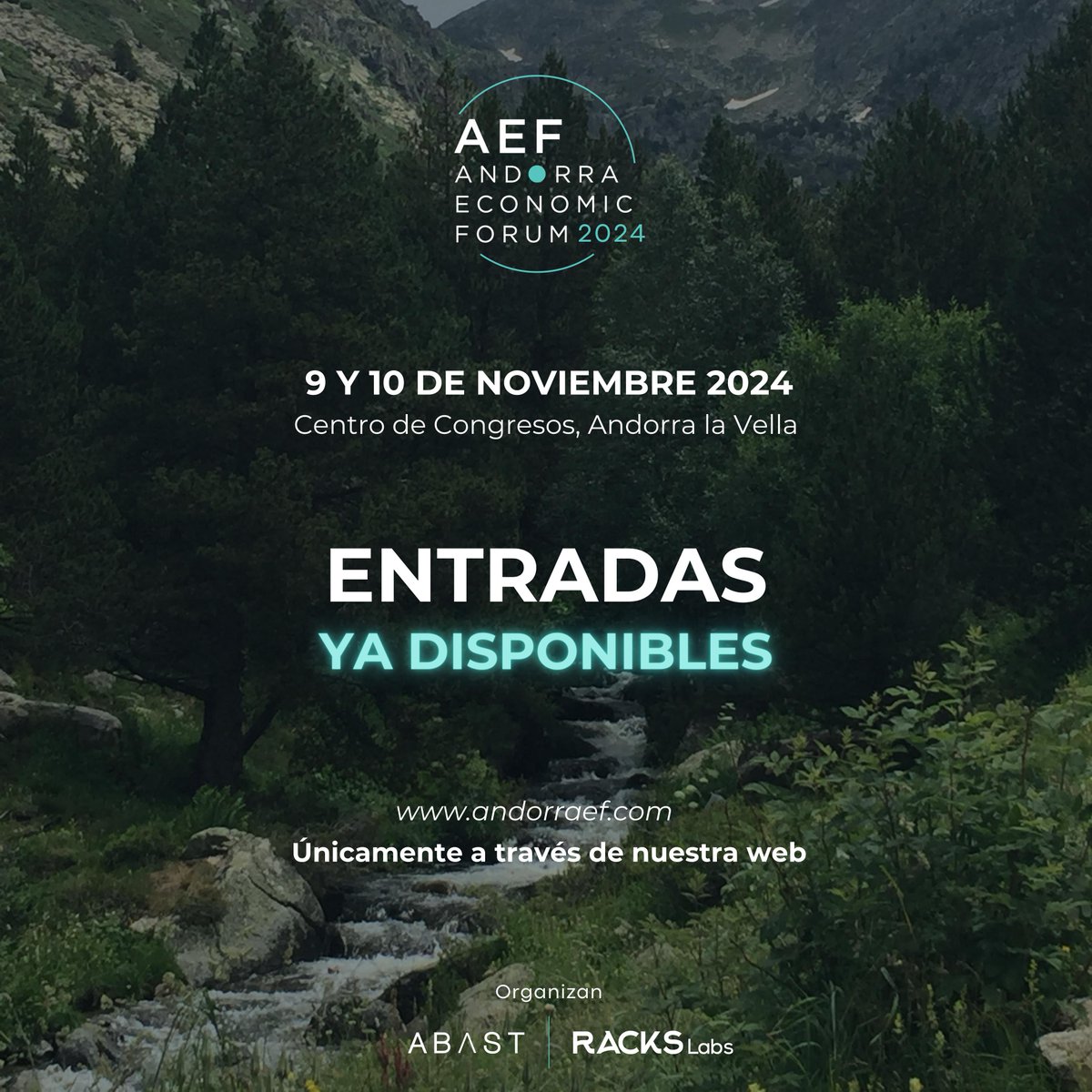 Ya están disponibles las entradas para el Andorra Economic Forum. ¡No te quedes sin ellas!

andorraef.com