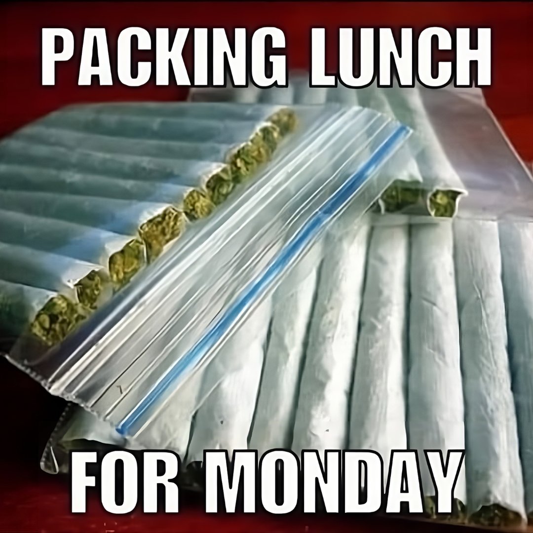 My friends can have some too! 😉

-----

#lunch #smoker #stonermeme #ouid #maryjane #roll #prerolls #packedlunch