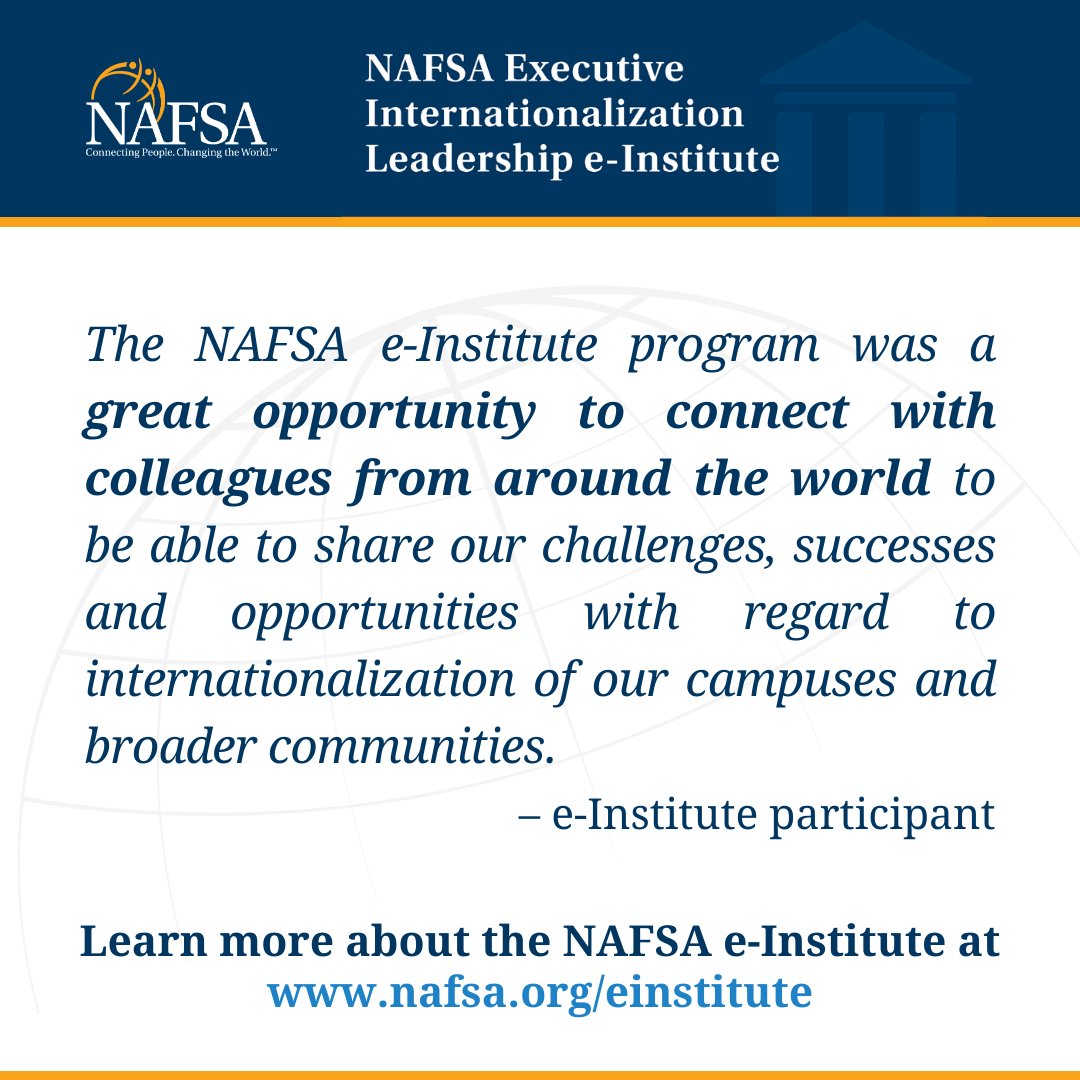 NAFSA tweet media