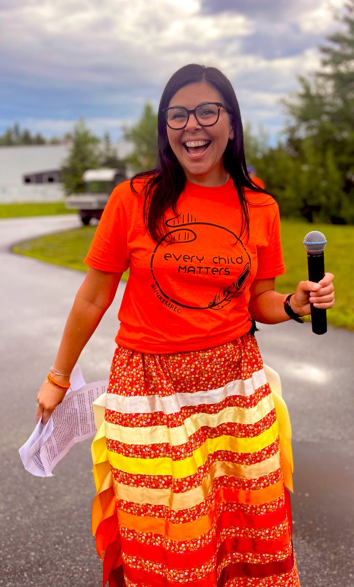 Burkeeboy's tweet photo. 🧡🧡 seeing so many out for The Run for Reconciliation. #RunRemRec #StAlbert BIG shoutout to @Mandoline79 and her team for organizing a truly meaningful and inspiring event. https://t.co/STe0TeV91J