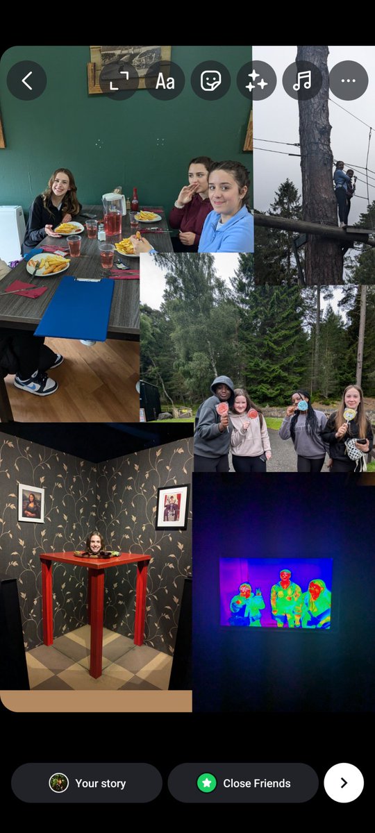 Landmark day 1 was a great success! Fears were faced, rain was ran in and songs were sang! Huge thanks to Mrs Hogg &amp; Mr Ramsay for all their help and of course Dennis our amazing driver and the fantastic staff at Landmark. Now to do it all again tomorrow with a different group!