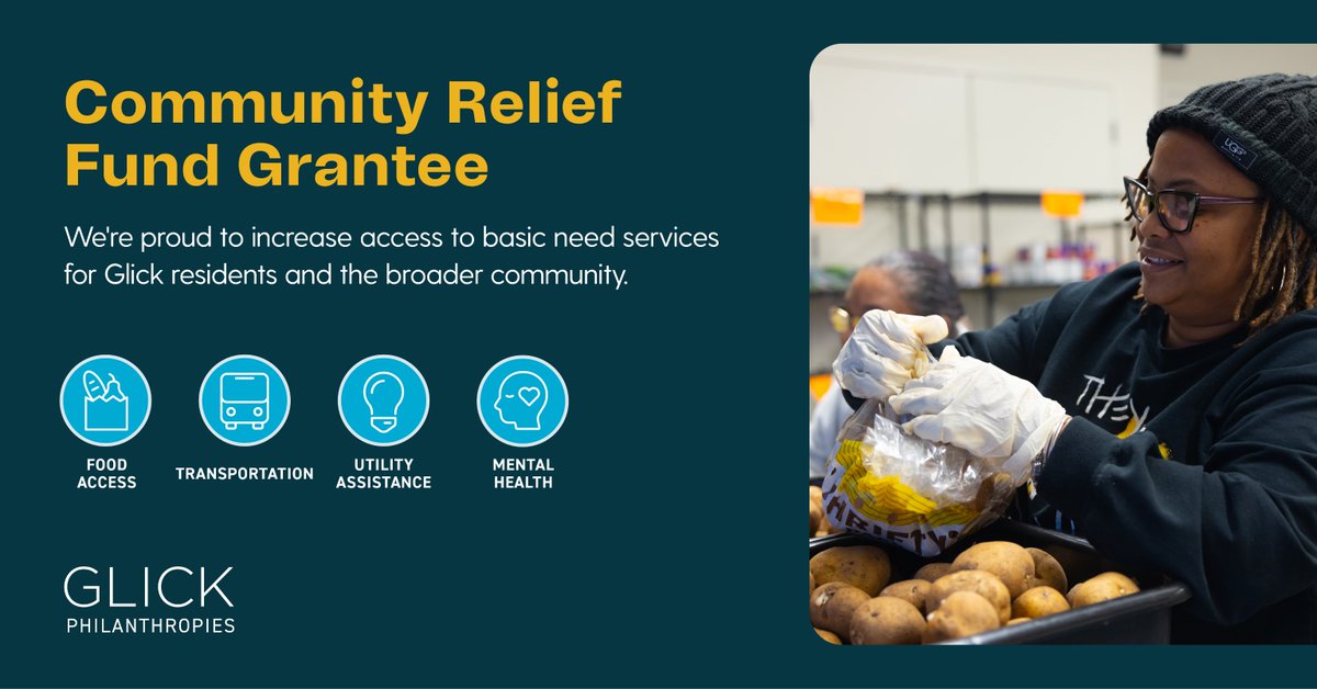 Foodbank SEVA & ES (@foodbankseva) on Twitter photo We're committed to supporting access to nutritious food in our communities, but we can’t do it alone. We’re excited to have received a grant from <a href="/GlickFoundation/">Glick Philanthropies</a> ’s #GlickCommunityReliefFund, which will support our mission to eliminate hunger in our community. We're committed to supporting access to nutritious food in our communities, but we can’t do it alone. We’re excited to have received a grant from <a href="/GlickFoundation/">Glick Philanthropies</a> ’s #GlickCommunityReliefFund, which will support our mission to eliminate hunger in our community.