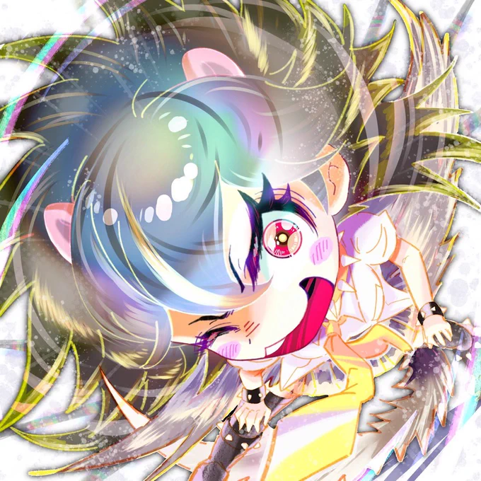けものオエカキ#世界ヤマアラシの日#けものフレンズ#オマキヤマアラシ 