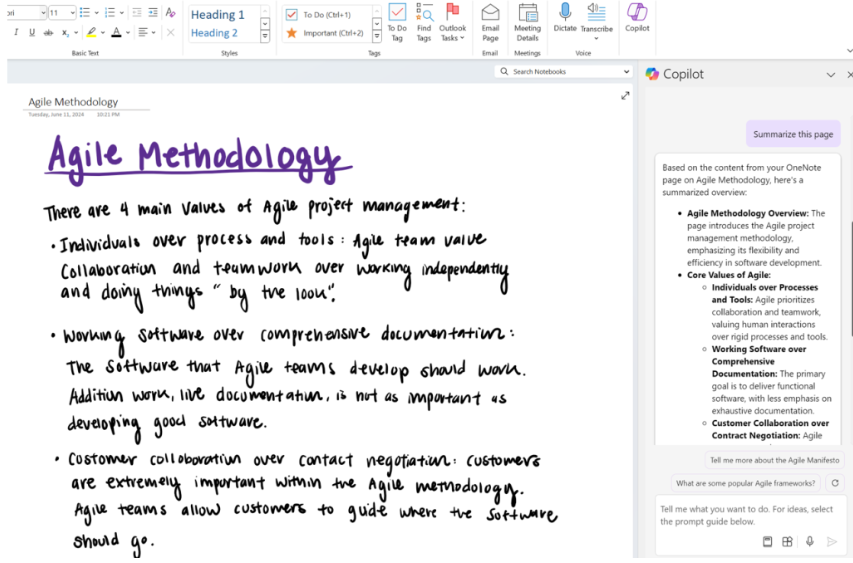 OneNote Copilot now supports inked notes ✍️ Now rolling out for <a href="/Msft365Insider/">Microsoft 365 Insider</a> customers 🚀 

insider.microsoft365.com/en-us/blog/one…

#edtech #MIEExpert #OneNote