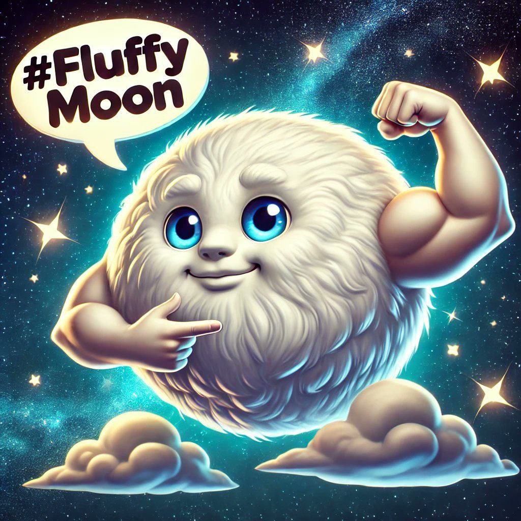 🌕✨ The fluffiest astronaut in the meme-iverse is here!✨🌕

Fluffy Moon | <a href="/_fluffy_moon_/">🌕✨fluffy moon✨🌕</a>  
🌌 Riding the #Solana space to the moon and beyond.
😂 Spreading joy and laughter, one fluffy meme at a time.
🪐 Join the Fluffy Moon crew and let's conquer the #memecoin galaxies