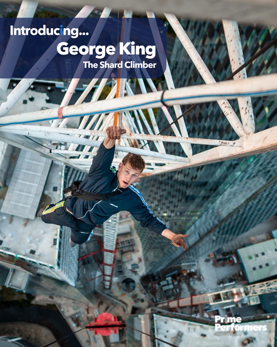 PrimePerformers's tweet photo. 🏙️🧗‍♂️ Meet George King, the Shard Climber inspiring millions! Mastering fear management and resilience, his keynotes transform challenges into triumphs. Book now: https://t.co/CMJFVVF5jo #Motivation #AdventureSpeaker https://t.co/GmC9zagVGy