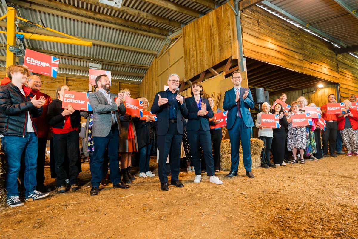 Vote Labour on Thursday 4 July and together we can stop the chaos, turn the page on 14 years of the Conservatives, and start to rebuild Britain.