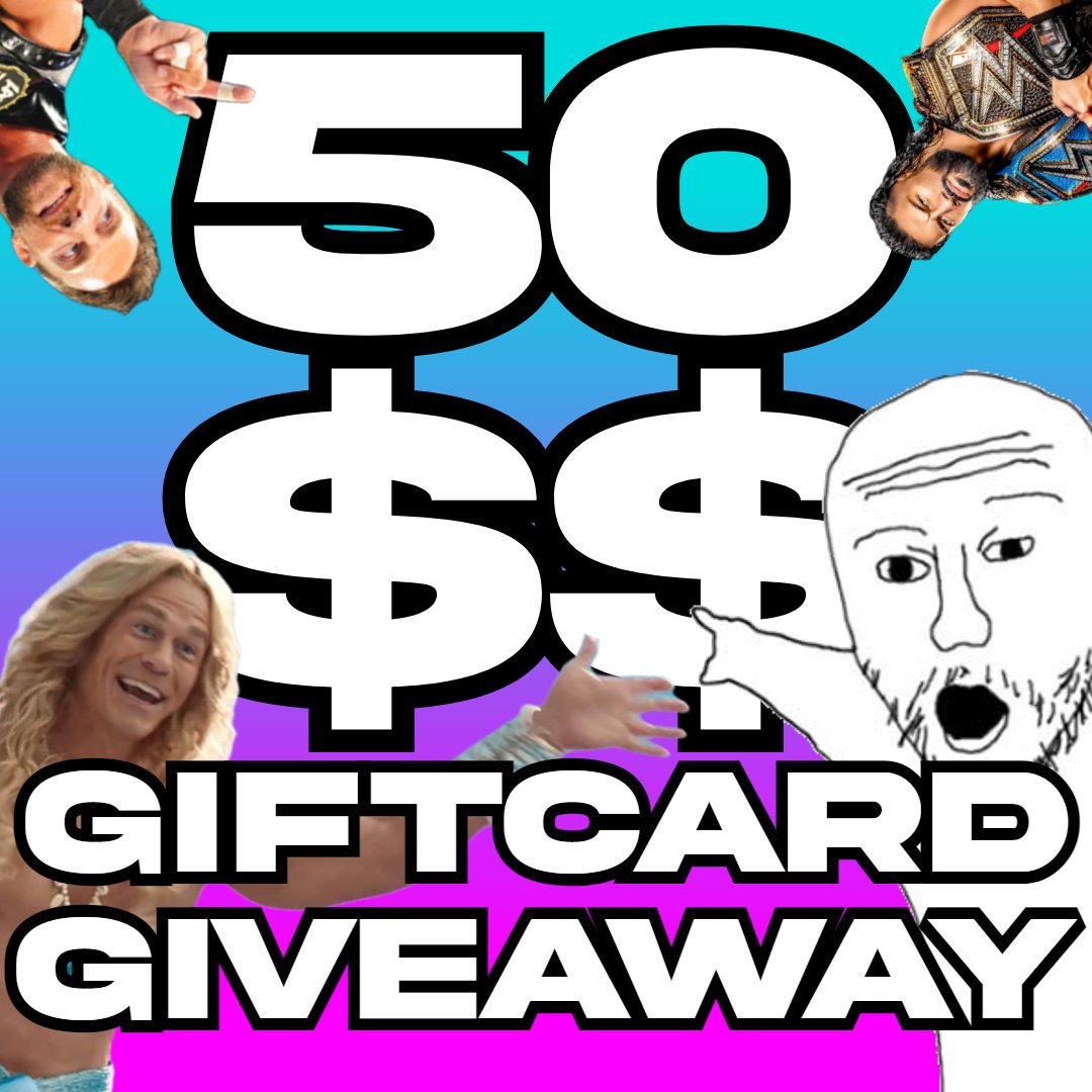 $50 GIFT CARD GIVEAWAY!

To enter the Giveaway; Follow Me, Like, Repost, Comment.

Gift Card Will be of Winners Choice!

Winner will be Picked July 1st (TODAY! 11pm EST)