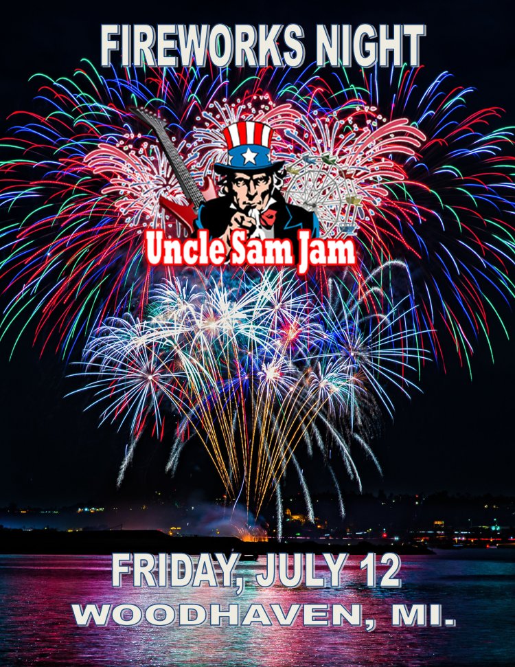 Funfest's tweet image. FIREWORKS!

Uncle Sam Jam lights up the sky with fireworks on Fri, July 12 at 10pm.  Join us at Civic Center Park for the show brought to you by the Woodhaven Downtown Development Association

We will also have a drone show on Saturday night