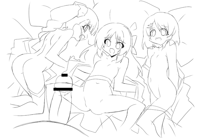 温泉旅館の淫らな夜…(*'﹃`*)下卑た中年カメラマンがずっと計画していた、誰の邪魔も入らないありす・千枝・舞との4人だけの下衆な罠朝まで一晩中3人のJSアイドルのカラダを好き放題貪りまくり、浴衣姿の小さなカラダと密着し抱き合い胎内にその中年妊娠精液を欲望のままに注ぎ込む… 