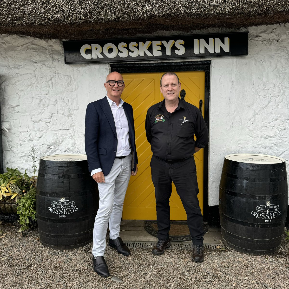 Out and about in Toomebridge today, catching up with HU member Vincent Hurl, Crosskeys Inn to discuss challenges and opportunities for pubs to diversify and benefit from tourism.