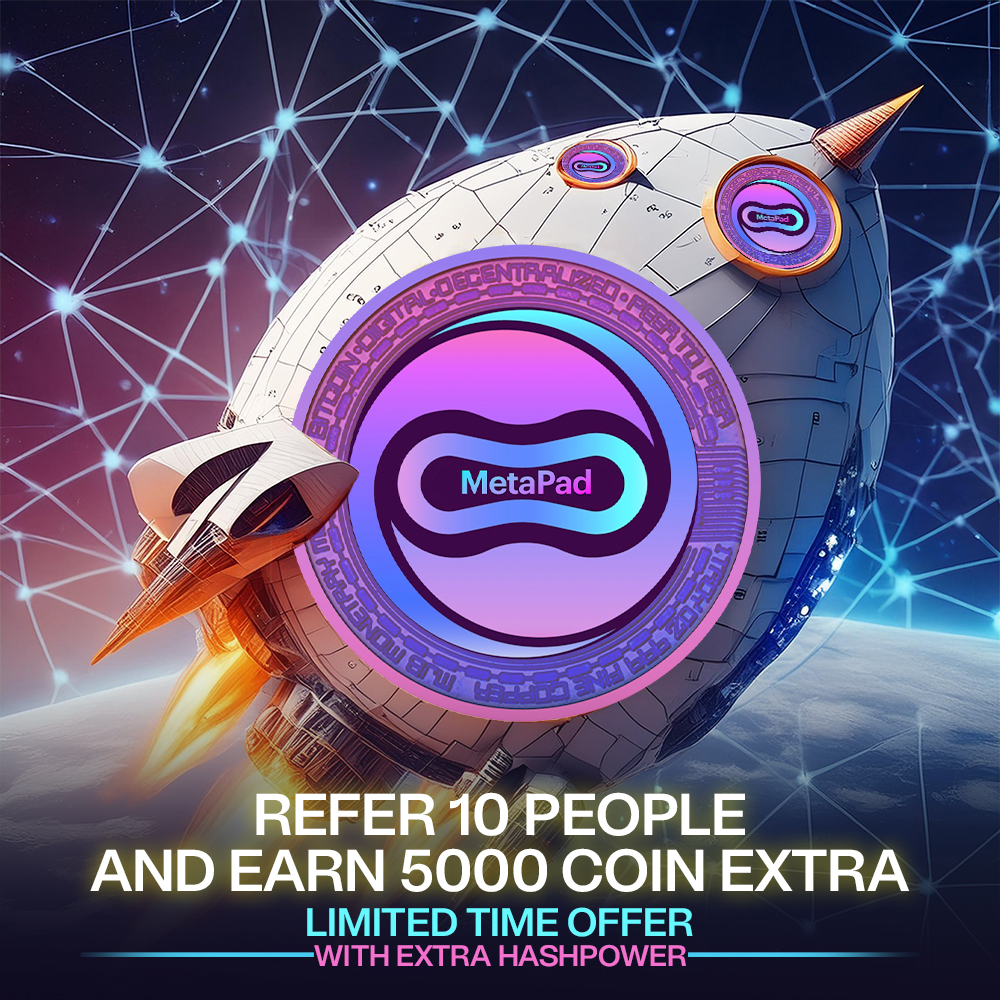 Metapad_cc's tweet photo. 💣😳MetaPad Free airdrop😱❤️‍🔥
🤝Refer 10 People &amp; earn extra 5000 Coin
🔸Earn by doing easy tasks and inviting friends
🔸Telegram- https://t.co/4aCR9smazo
🔸Connect wallet ref feral code - https://t.co/8AUNuDNCFF
#CryptoHarvest #airdropcampaign #metapad #airdropcoins https://t.co/VvJWqTjGsE